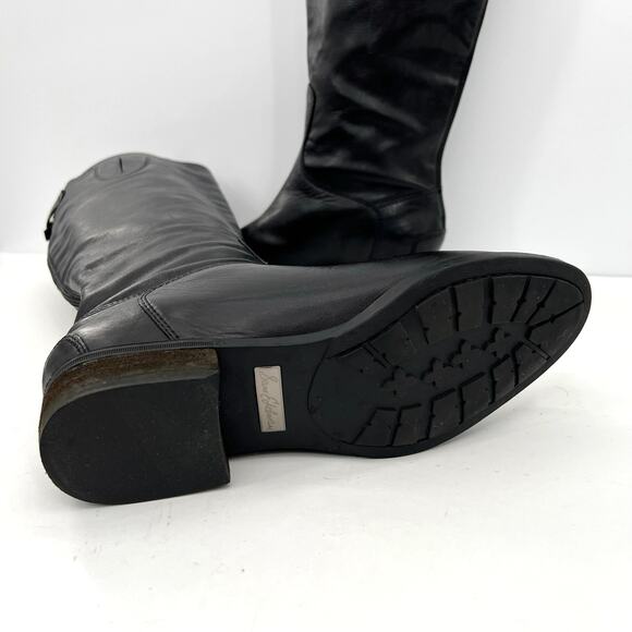 Sam Edelman Women's Penny Leather Riding knee high Boot Shoe - Picture 9 of 13